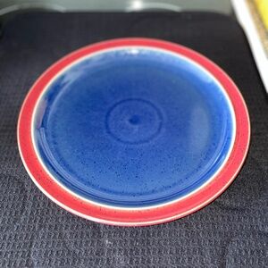 Denby harlequin dinner plates